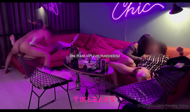 zxvipxx and honeytipsy porn couple swinging sex, big tits, blowjob and creampie